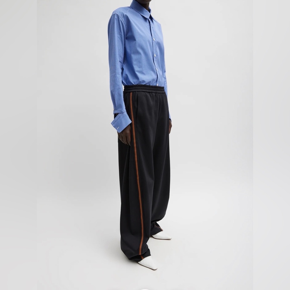 Tibi Black Active Knit Winslow Pant